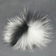 Lana Grossa Fur Pompom Finnraccoon | 701-white/black