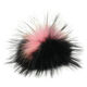 Lana Grossa Fur Pompom Finnraccoon | 702-pink/black