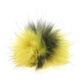 Lana Grossa Fur Pompom Finnraccoon | 707-lemon yellow/black