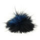 Lana Grossa Fur Pompom Finnraccoon | 708-blue/black