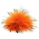 Lana Grossa Fur Pompom Finnraccoon | 110-orange/black