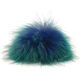 Lana Grossa Fur Pompom Finnraccoon | 138-cobalt/petrol
