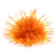 Lana Grossa Fur Pompom Finnraccoon | 147-salmon/orange/rust