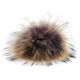 Lana Grossa Fur Pompom Finnraccoon | 140-purple/brown