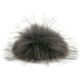 Lana Grossa Fur Pompom Finnraccoon | 112-anthracite/black