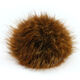 Lana Grossa Fur Pompom Fox | 03-beige