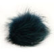 Lana Grossa Fur Pompom Fox | 13-petrol