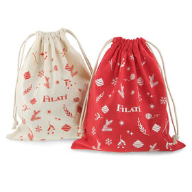 Lana Grossa Drawstring bag set christmas