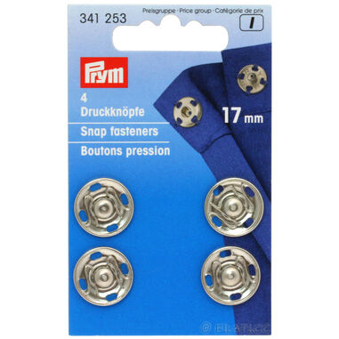 Sew on snap-button 17mm 