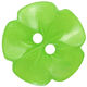Union Knopf Flower button 2-hole 15mm | 24-may green