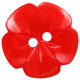 Union Knopf Flower button 2-hole 15mm | 48-red