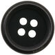 Union Knopf Button 4-hole 23mm | 80-black