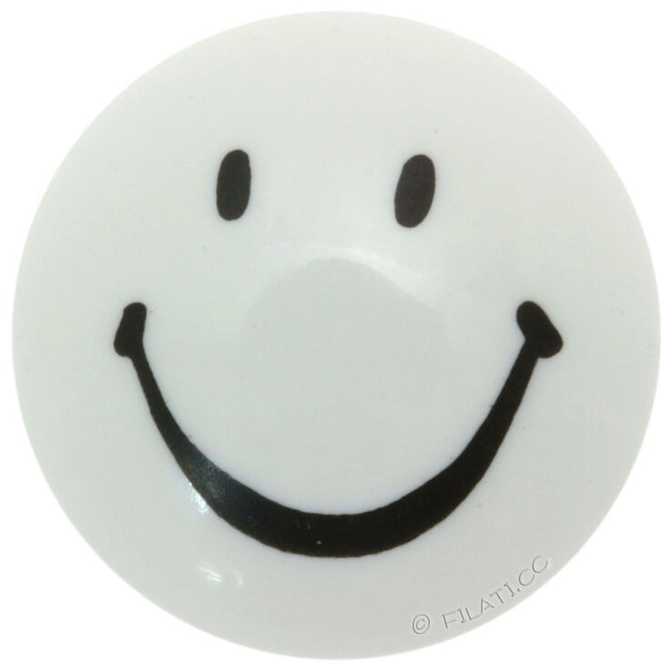 Union Knopf Children's button with eyelet 15mm | 12-white