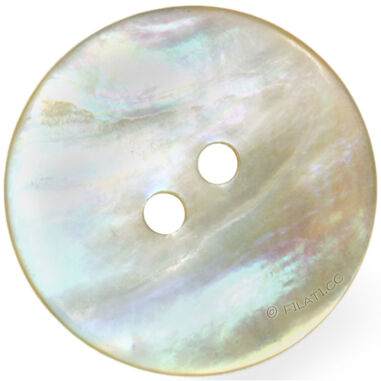 Button 2-hole nacre 15mm