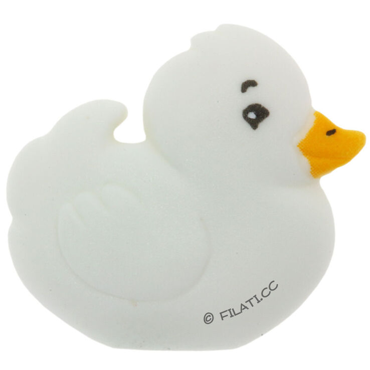 Union Knopf Children''s button duck 19mm | 121-white