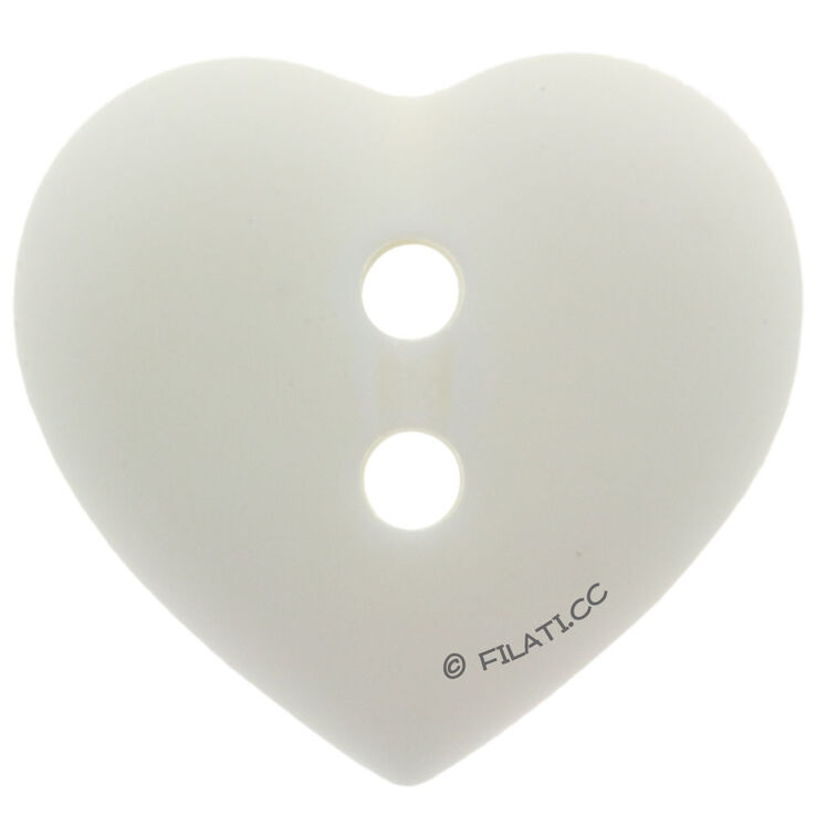 Union Knopf Button 2-hole 15mm | 12-white