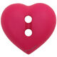 Union Knopf Button 2-hole 15mm | 521-pink