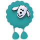 Union Knopf Button with eyelet 18mm | 032-turquoise blue
