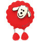 Union Knopf Button with eyelet 18mm | 048-red