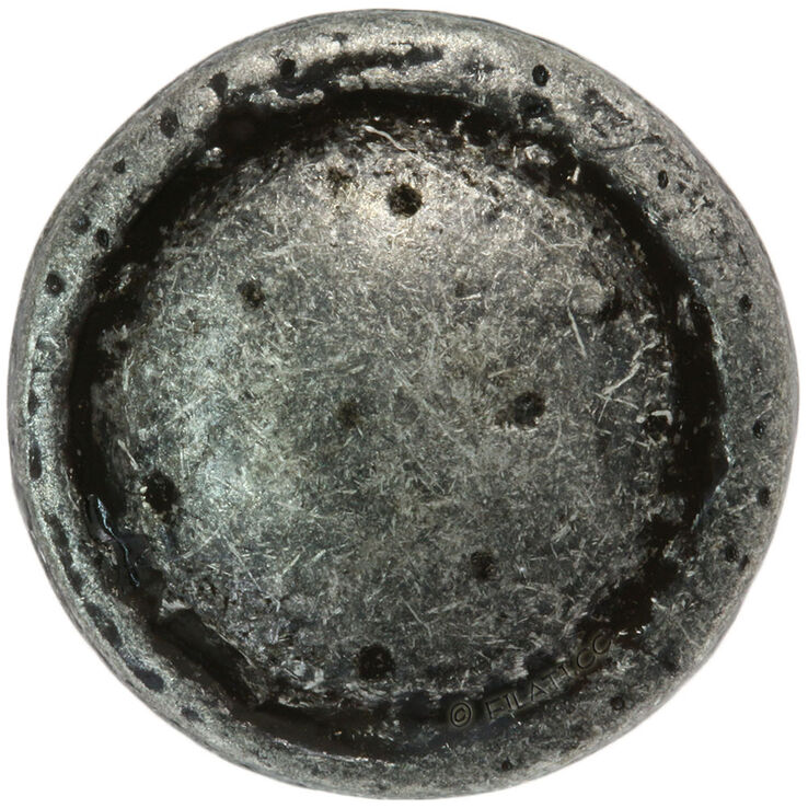 Union Knopf Button with eyelet silvered 20mm | 83-silver