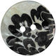 Lana Grossa UNION KNOPF 452665/18mm | 80-silver/black