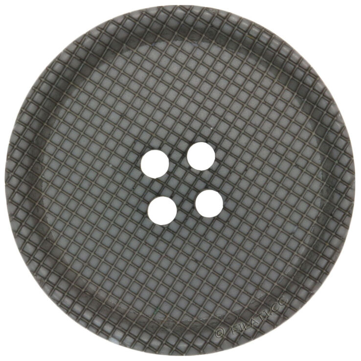 Union Knopf Button 4-hole 25mm | 76-dark gray