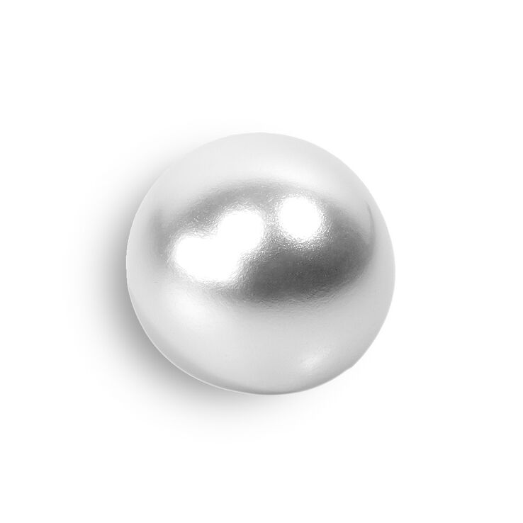Union Knopf Pearl with eyelet white 10mm | 12-pearl white
