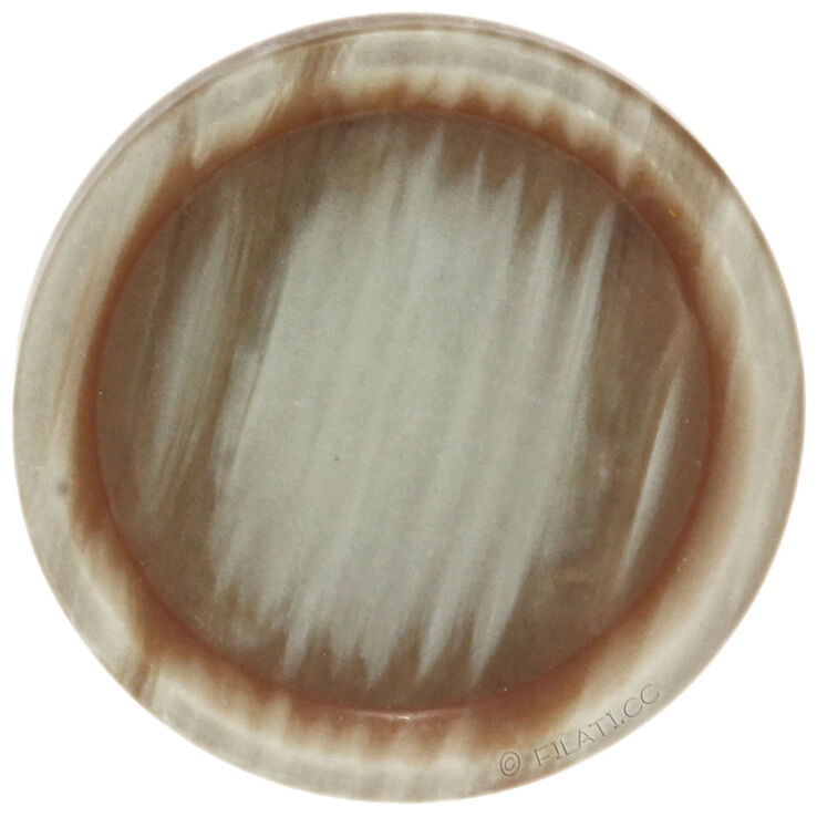 Union Knopf Button with eyelet 20mm | 16-beige/caramel