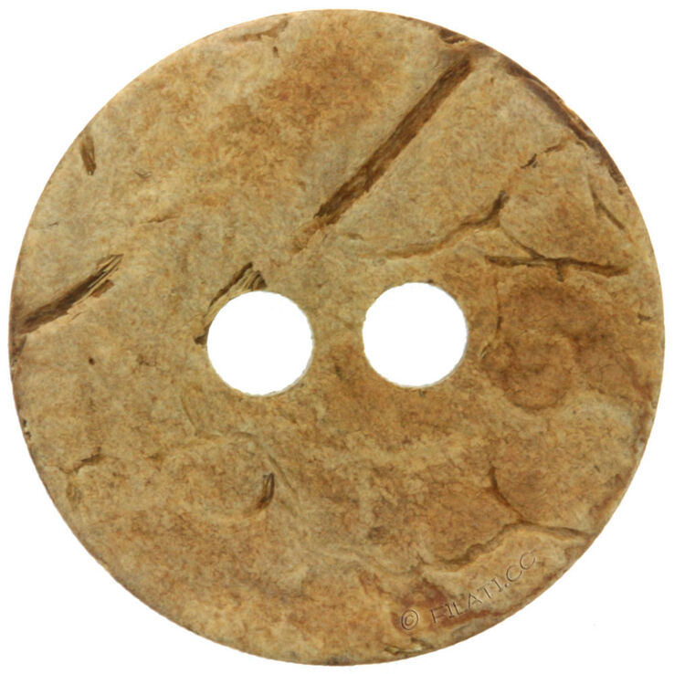 Union Knopf Coconut button 2-hole 18mm | 18-natural