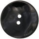 Union Knopf Mother of pearl button 2-hole 23mm | 80-black
