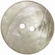 Union Knopf Mother of pearl button 2-hole 28mm | 76-silver gray