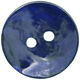 Union Knopf Mother of pearl button 2-hole 28mm | 66-azure blue