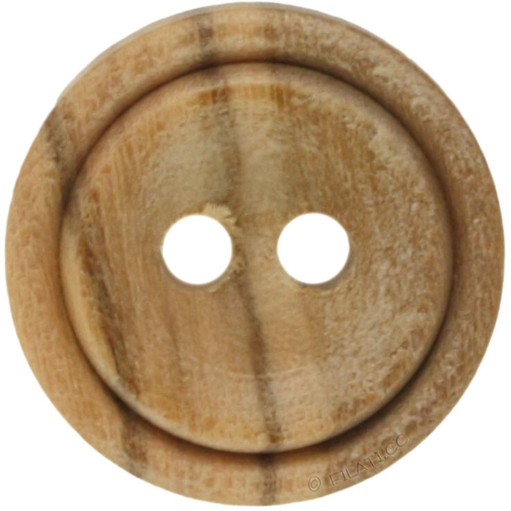 Union Knopf Wooden button 2-hole 18mm | 14