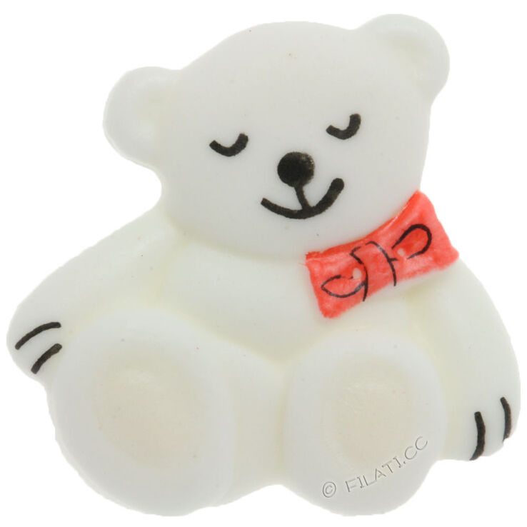 Union Knopf Button with eyelet 19mm | 12-white