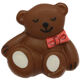 Union Knopf Button with eyelet 19mm | 20-dark brown