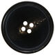 Union Knopf Horn button 4-hole 28mm | 80-black