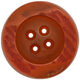 Union Knopf Button 4-hole 38mm | 44-red brown