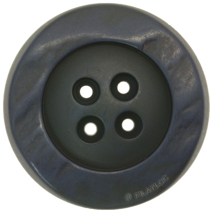 Union Knopf Button 4-hole 38mm | 68-eggplant