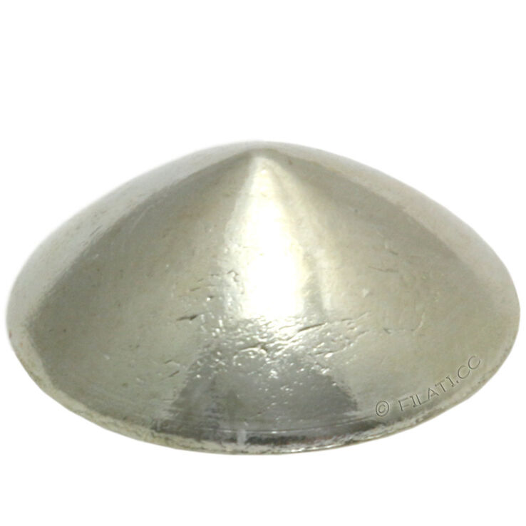 Union Knopf Rivet for screwing 12mm | 82-silver