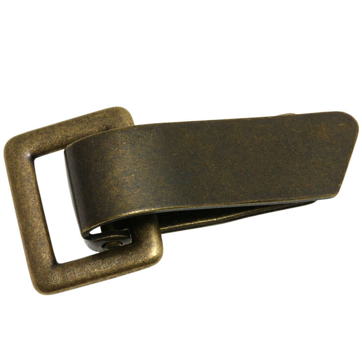 Union Knopf Metal clip 25mm | 851-antique gold