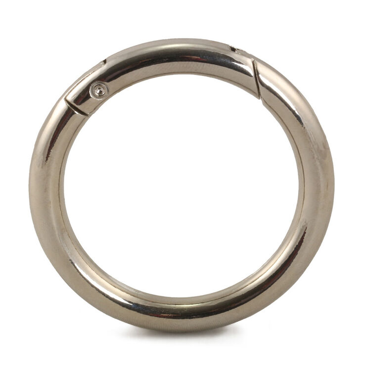 Union Knopf Snap hook 40mm | 082-silver