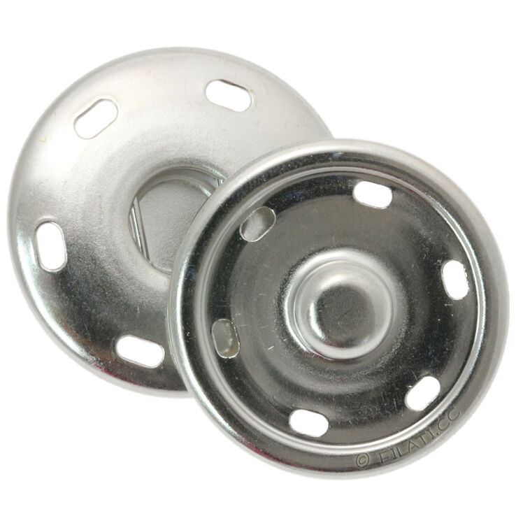 Union Knopf Metal push button 30mm | 82-silver