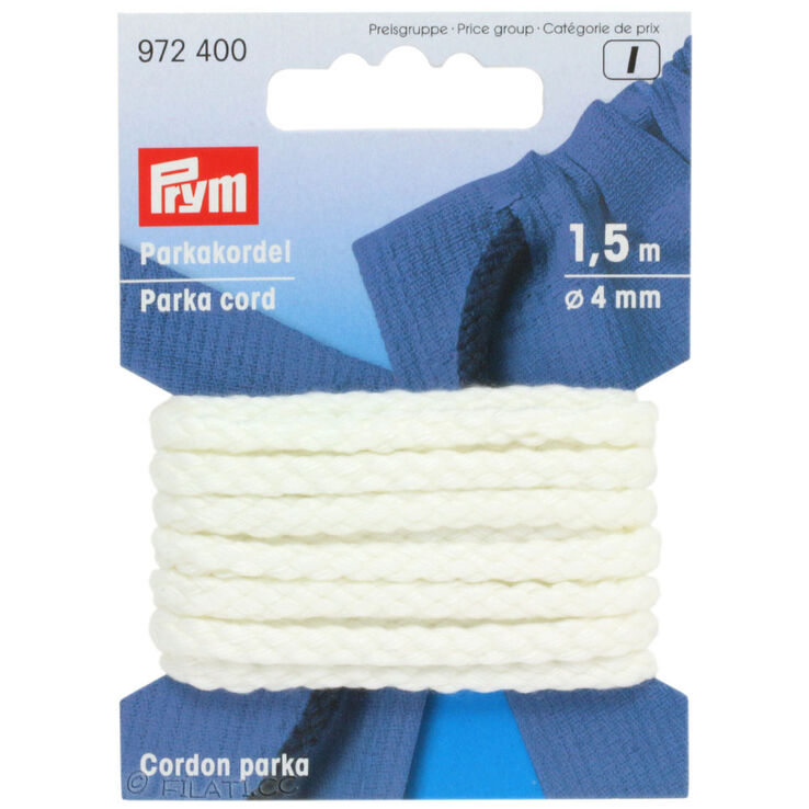 Prym Parka cord 1,5m | 400-white