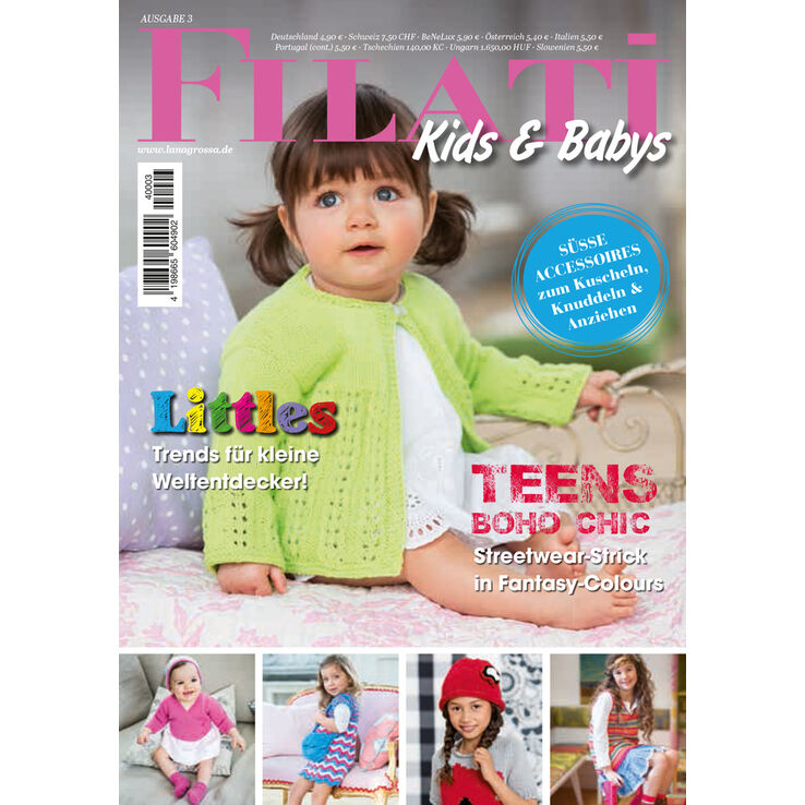 FILATI Kids & Babys No. 3 - German Edition from Lana Grossa