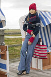 Lana Grossa TURTLENECK PULLOVER WITH STRIPES Mille II