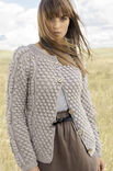 Lana Grossa BOBBLE PATTERN JACKET Alta Moda Alpaca