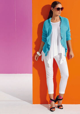 Raglan Cardigan ELASTICO from Lana Grossa