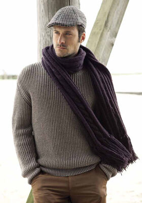 MEN´S SCARF Alta Moda Alpaca from Lana Grossa