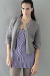 Lana Grossa SHORT RAGLAN CARDIGAN Superbingo