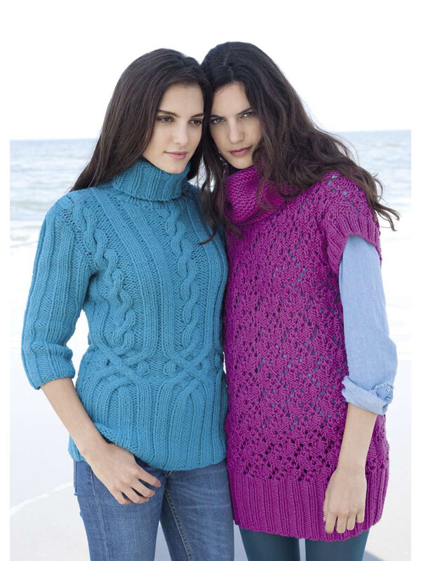 Lana Grossa CABLE RIB SWEATER Mille II